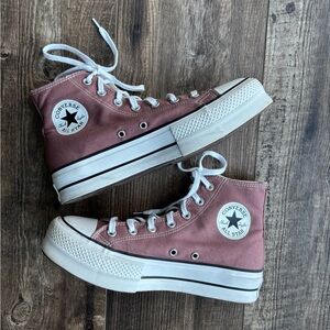 Converse Pink High-Top Sneakers